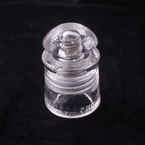 Vintage, Pyrex, Clear, Glass Insulator, Electrical, Vintage, ~ 250724-WH 1331 - Picture 1 of 3